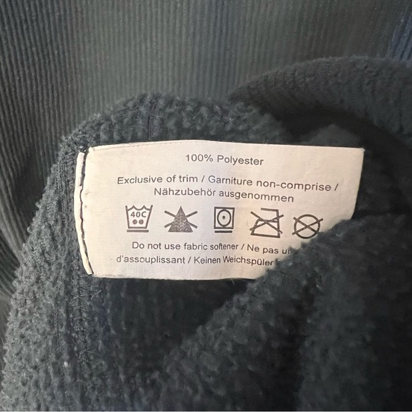 Arc’teryx Polartec 1/4 Zip Fleece Pullover Mid Layer Sweatshirt Blue Medium - Picture 7 of 7